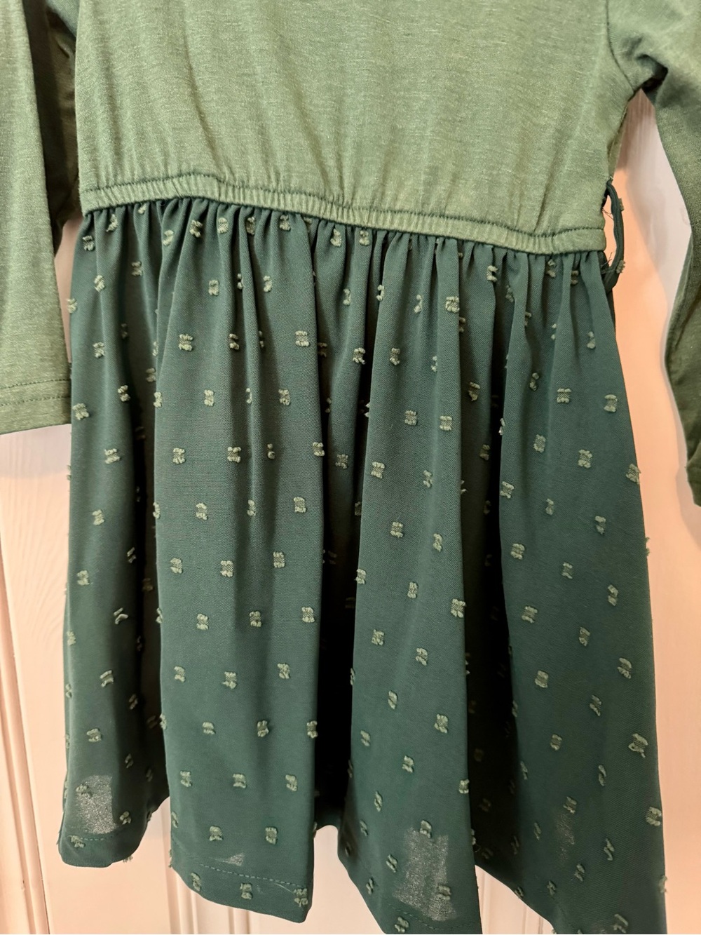 Emerald Green Matching Family Dress Set - Picture 12 of 15